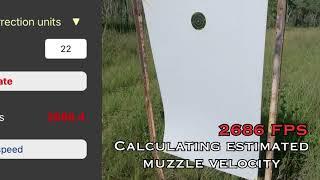 Using Strelok Pro to estimate your muzzle velocity