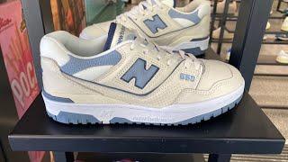 New Balance 550 (Beige/Vintage Indigo/White) - Style Number: BB550PLA