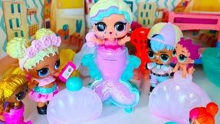 A MERMAID WITHOUT A TAIL IT'S NOT MY MOM! Dolls LOL Kindergarten Toys Cartoons LOL Mermaids!