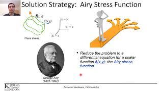 Advanced Mechanics Lecture 6-3: Solution Strategy: Airy Stress Function