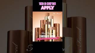 How to apply the NEW Too Faced Melting Bronzing & Sculpting Stick #makeup #toofacedcosmetics
