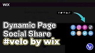 Custom Wix Social Share | Wix Ideas
