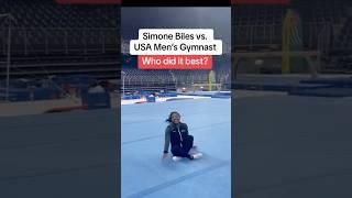 Could Simone Biles win against a man?
