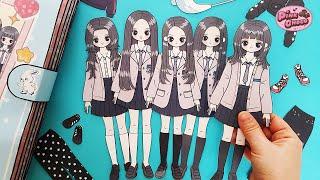 Newjeans Paper Dolls Dress Up Handmade Quiet Book