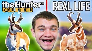 Pronghorn Hunting in Game VS Real Life!