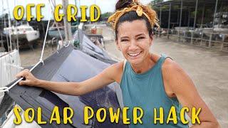 MAXIMIZING SOLAR POWER on a SMALL ALL ELECTRIC SAILBOAT