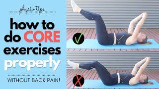 How To Engage Your CORE | Feel Your Abs, Not Your Back!