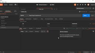 Delete Request in Postman