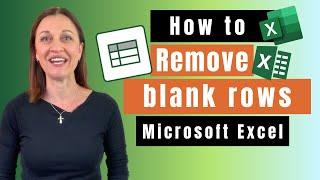 How to delete empty rows in Excel (inc keyboard shortcut)