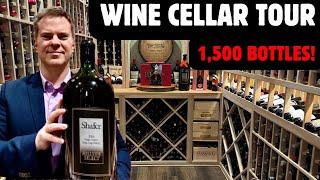 WINE CELLAR TOUR: 1,500-Bottle Wine Collection!