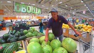 Shopping in Russian HUGE Supermarket / Food Prices August 2024