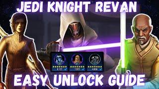 How to Unlock Jedi Knight Revan with MINIMUM Gear and Levels