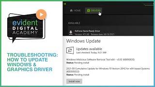 Troubleshooting Medit: How to Update Windows & Graphic Card Driver