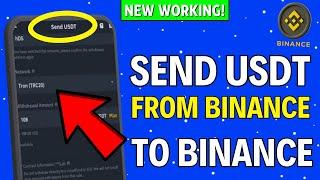 How to Send USDT from Binance to Binance (2024)