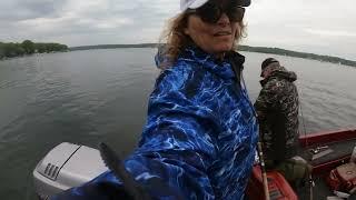 Fishing on Pewaukee Lake