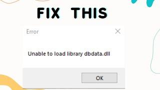 How to Fix "Unable to load library dbdata.dll" on FIFA 23