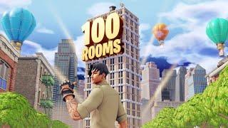 100 ROOMS (All Levels) Fortnite