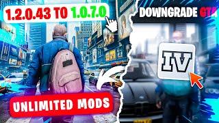 How To Downgrade GTA IV - 2024! (1.0.7.0/1.0.4.0) | Downgrade any Version 