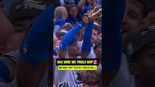 SGA WINS HIS 2ND MVP OF THE YEAR