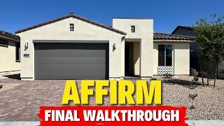 Affirm Final Walkthrough at Trilogy Sunstone by Shea Homes
