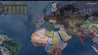 What if France, Swittzerland and Turkey became fascist and joined AXIS? (hoi4 timelapse)