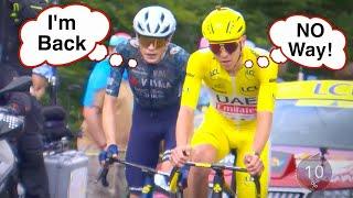 Jonas Vingegaard SHOCKS Tadej Pogacar on Col de Pertus | Tour de France 2024 Stage 11