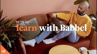 How to start learning with Babbel