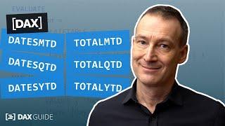 DATESMTD, DATESQTD, DATESYTD, TOTALMTD, TOTALQTD, TOTALYTD - DAX Guide