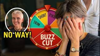 Got a PLATINUM BUZZCUT?! She Spun the Wheel