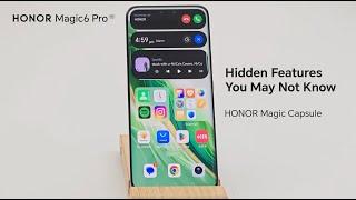 HONOR Magic6 Pro | How To Use: Magic Capsule