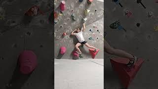 Fun climb with a fun jump!! #funclimbs #dyno