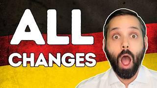 All Changes in Germany 2025