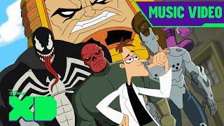 Phineas and Ferb "My Evil Buddies and Me" Song  | Phineas and Ferb: Mission Marvel | @disneyxd​