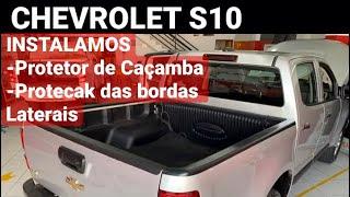 CHEVROLET S10 DUPLA Protetor de Caçamba e Protetores de Borda Lateral - Rei das Capotas