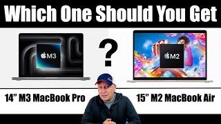 14" M3 MacBook Pro Base or 15" M2 MacBook Air - Which One?