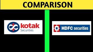Kotak Securities Vs Hdfc Securities || Hdfc Securities vs Kotak securities || Which is Best Broker