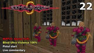 Doom II: Simulacrum - MAP22: Alpine Halls - Blind Ultra-Violence 100%