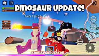 Animal Simulator New Update Dinosaur + (NEW SKIN)  |PART2 Roblox #dinosaur #AnimalSimulator