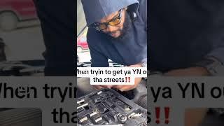When you trying￼ to teach a YN to work on a car 