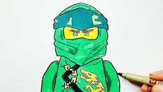 How to Draw Lloyd From LEGO Ninjago