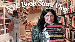 I went to 8 NYC Bookstores in 24 hours! ️️ NYC book crawl + a huge book haul + cozy NYC vibes