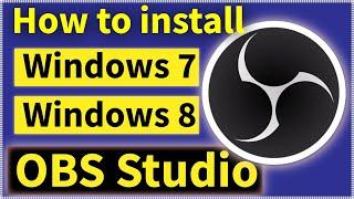 How to Install OBS Studio in Windows 8/8.1 and 7 | your system is missing runtime components