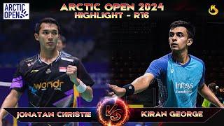 Kiran George [IND] vs Jonatan Christie [INA]| Arctic Open 2024 | R16