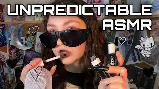 ASMR | Black Triggers️ ( invisible slime, lipgloss application, mouth sounds + )