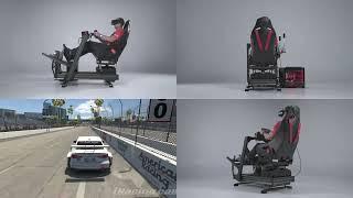 Next Level Racing Motion Plus Platform- Two Motion Plus Platform + Motion Plaform V3 Combination