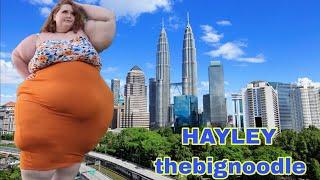 Beautiful Plus size model/ Hayley the big noodle/Plus size Model curvy fashion/Bio,Wiki, Facts