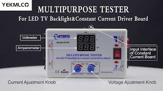 How to use KT4H LED tester for TV backlight repair