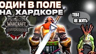 ОДИН В ПОЛЕ НА HARDCORE В WoW Classic