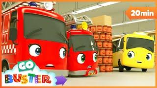 Buster’s Big Trip to the Supermarket: Find Grandpa! | Go Buster - Bus Cartoons & Kids Stories