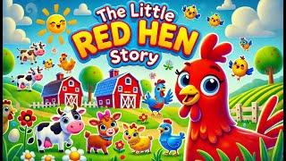 The Little Red Hen Story For Kids | Bedtime Read Along Stories | Fairy Tales (Learn to Read!)